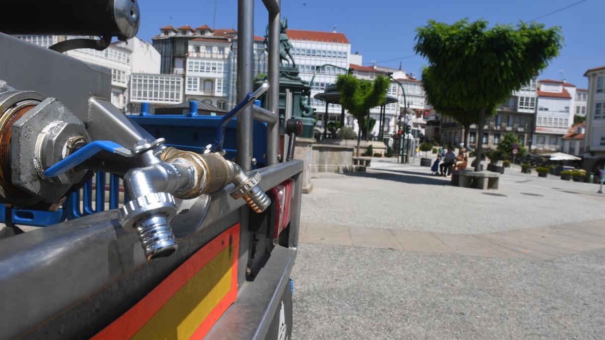 Cisterna de agua potable en Betanzos