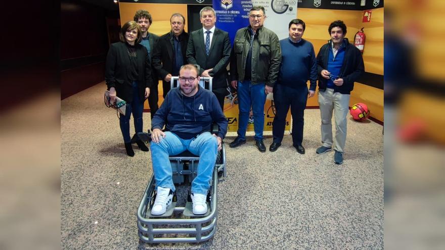 El Aula del Motor de la UCO diseña una silla de ruedas para el fútbol ‘powerchair’