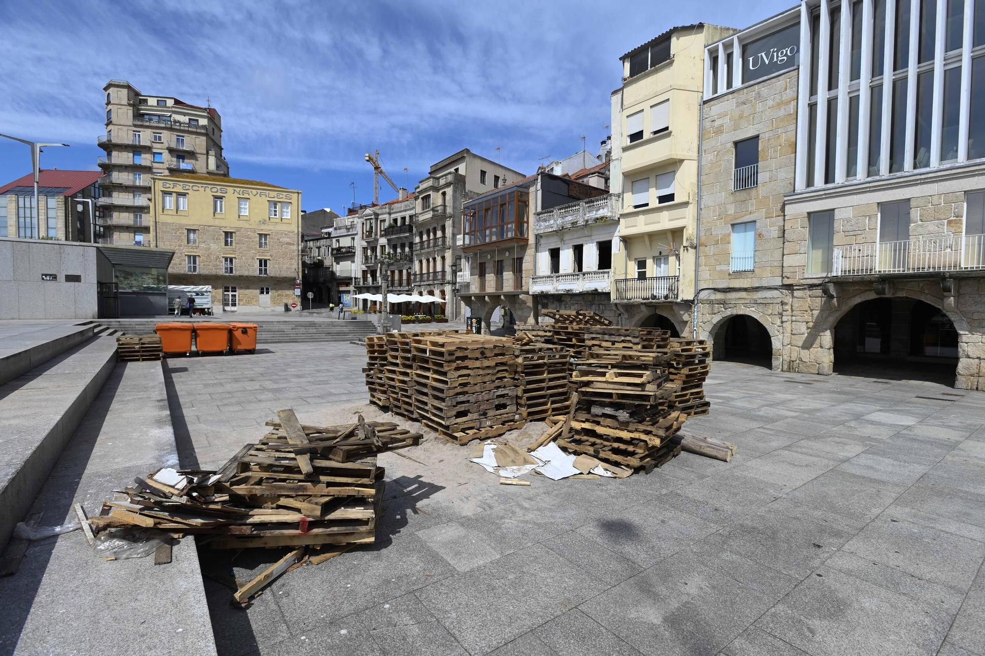 Todo listo en Vigo para celebrar la noche más mágica del año