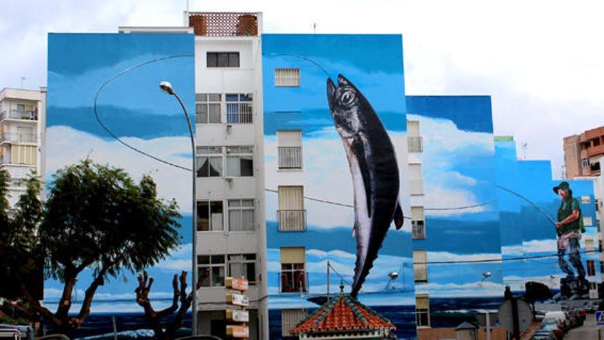 El mural es obra de José Fernández Ríos.