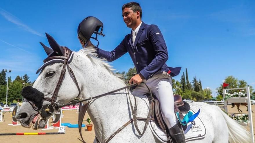 Pablo Moralejo, segundo en el Gijón Horse Jumping