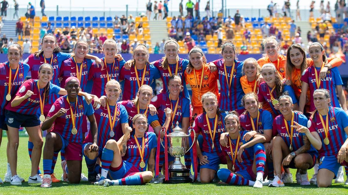 El FC Barcelona, campeón de la Copa de la Reina