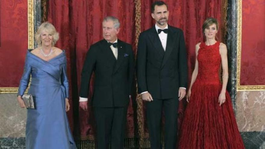 Cena de gala en honor al Príncipe Carlos y Camila