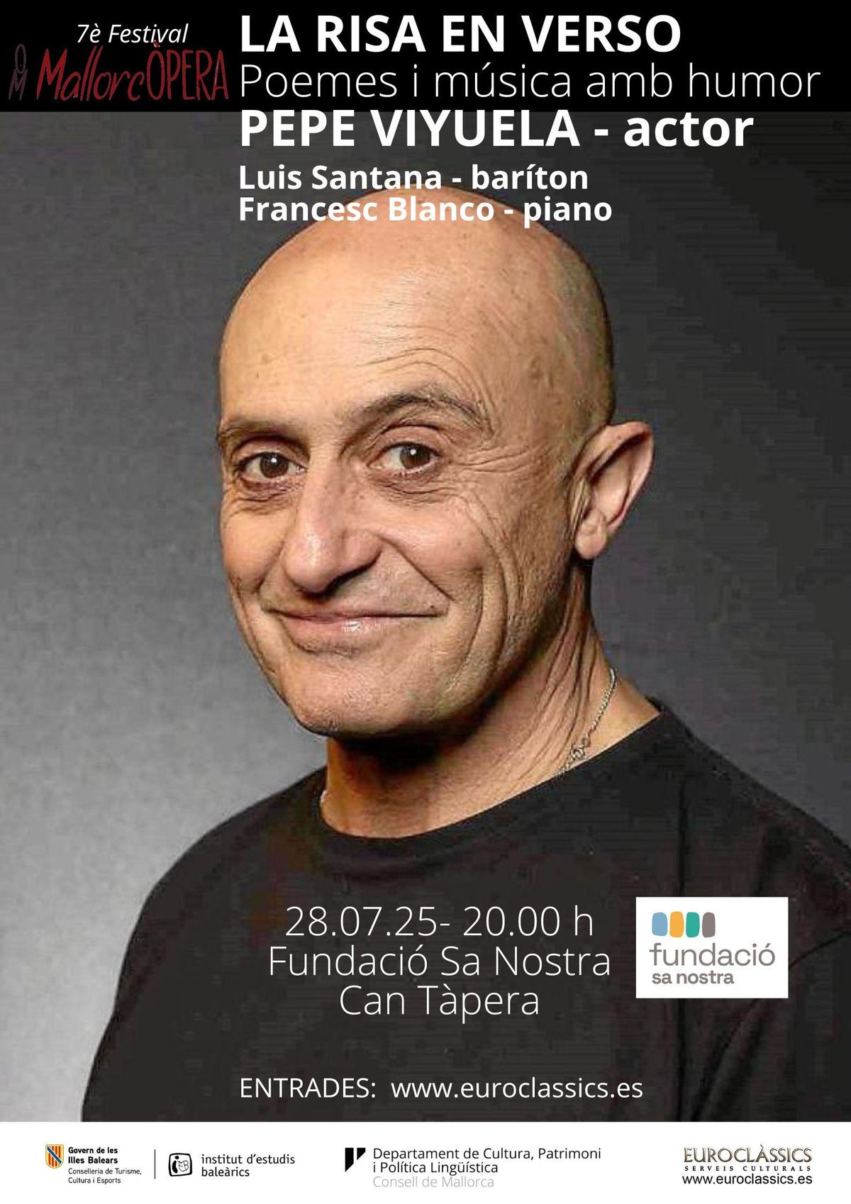 Cartel del recital que se podrá escuchar en Palma