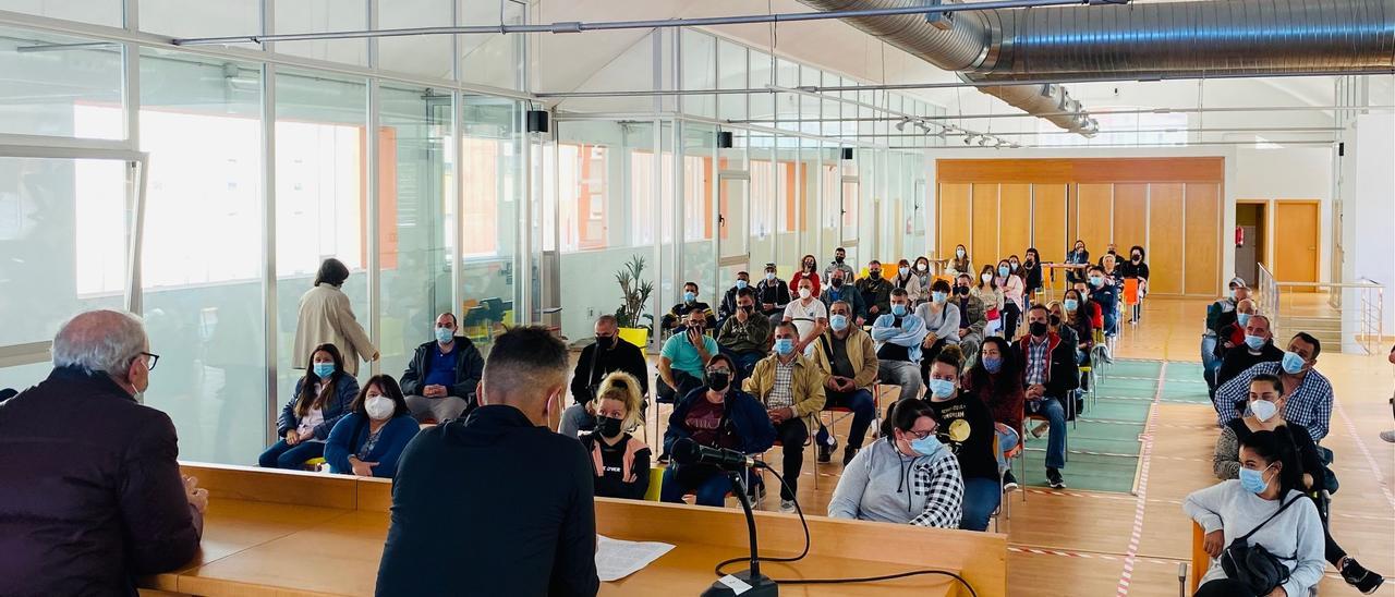 Participantes en el taller de empleo puesto en marcha el pasado año en San Martín.