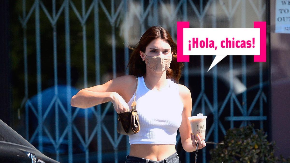 Kendall Jenner por las calles de Los Ángeles, ¡con mascarilla!