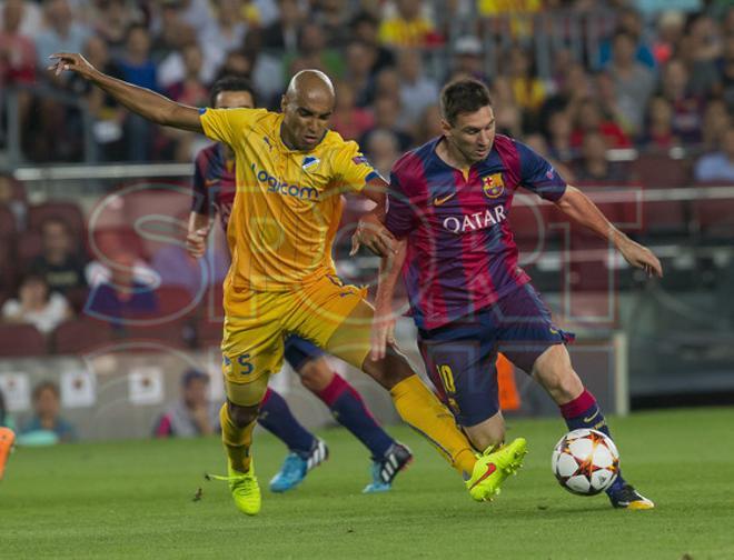 Barça,1 - APOEL de Nicosia,0