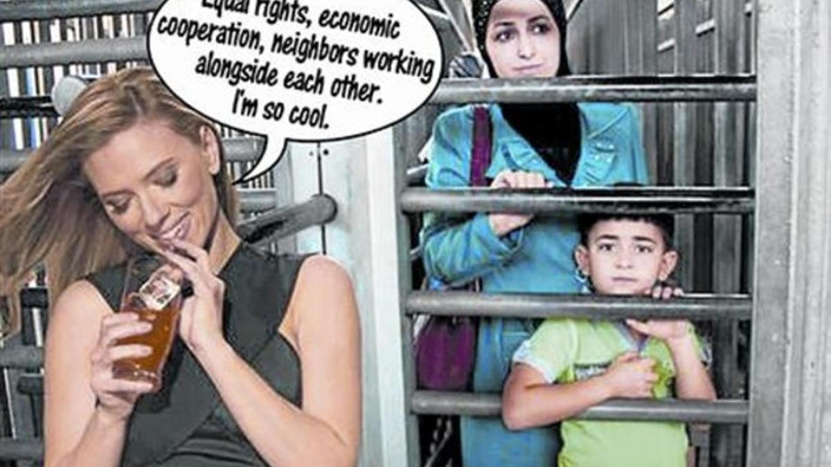 PARODIAS. Memes del anuncio de Scarlett Johansson que han proliferado en la red a raíz de la polémica con Oxfam.