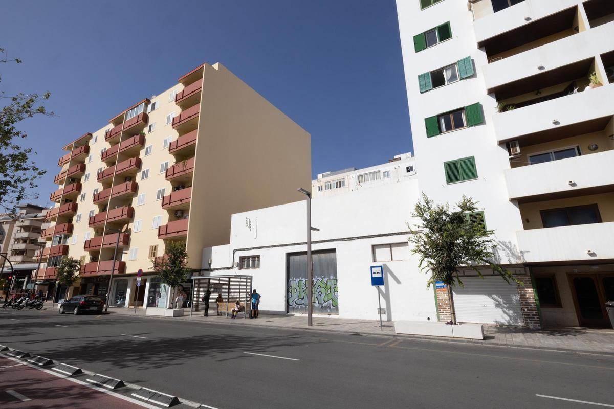 El almacén municipal, en el solar que recupera el Ayuntamiento de Ibiza
