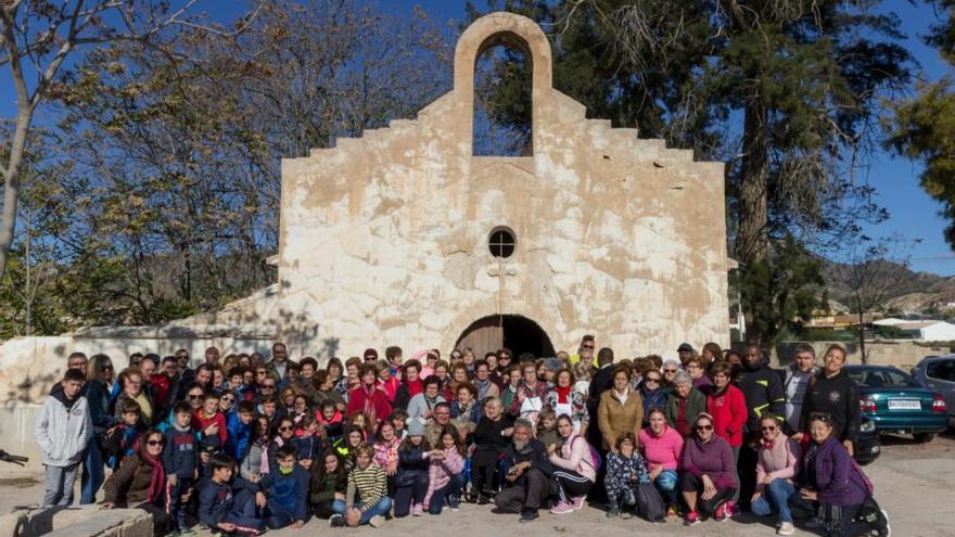 Homenaje a la primitiva ermita de La Hoya