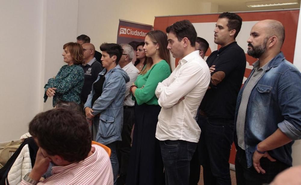 Reaccion de Ciudadanos a la noche electoral.