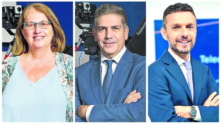 De izquierda a derecha, Dolores Arocha, José María García Mediano y Miguel El-Mir.