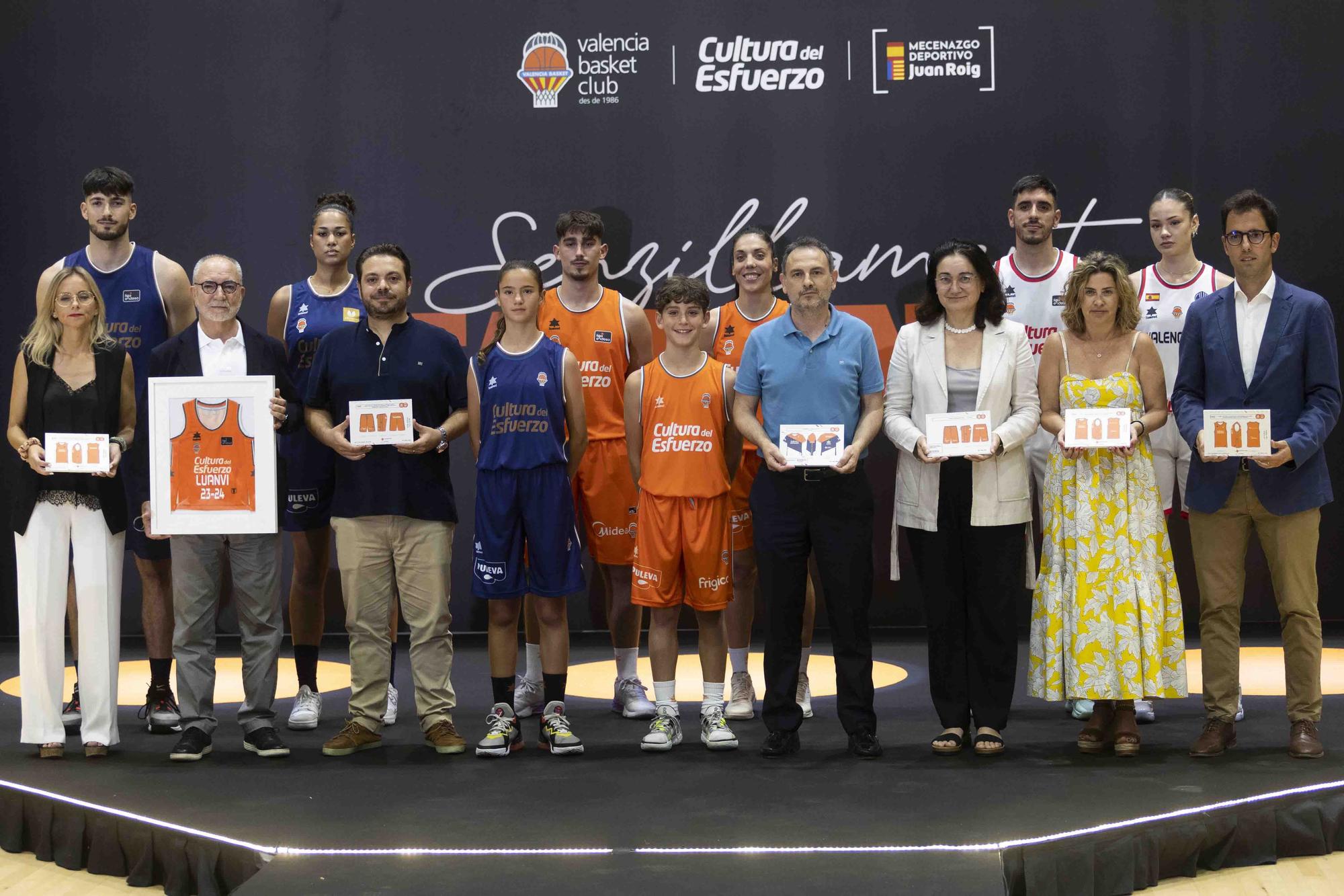 Presentación de los equipajes del Valencia Basket