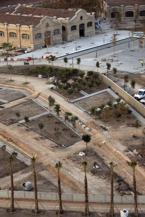 Estado actual de las obras del Parque Central