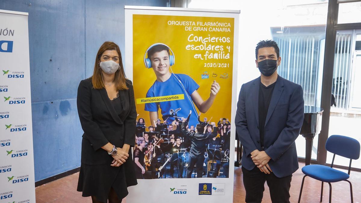 Sara Mateos and Rafael Sánchez-Araña present the new season of school and family concerts Sara Mateos and Rafael Sánchez-Araña present the new season of school and family concerts