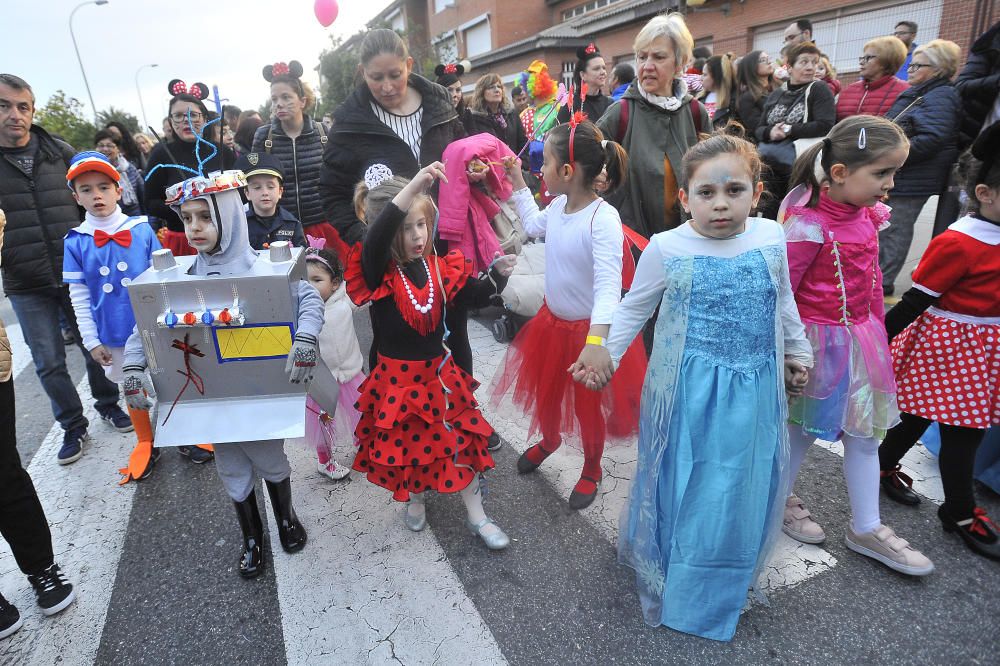 Un instante del carnaval en El Pla