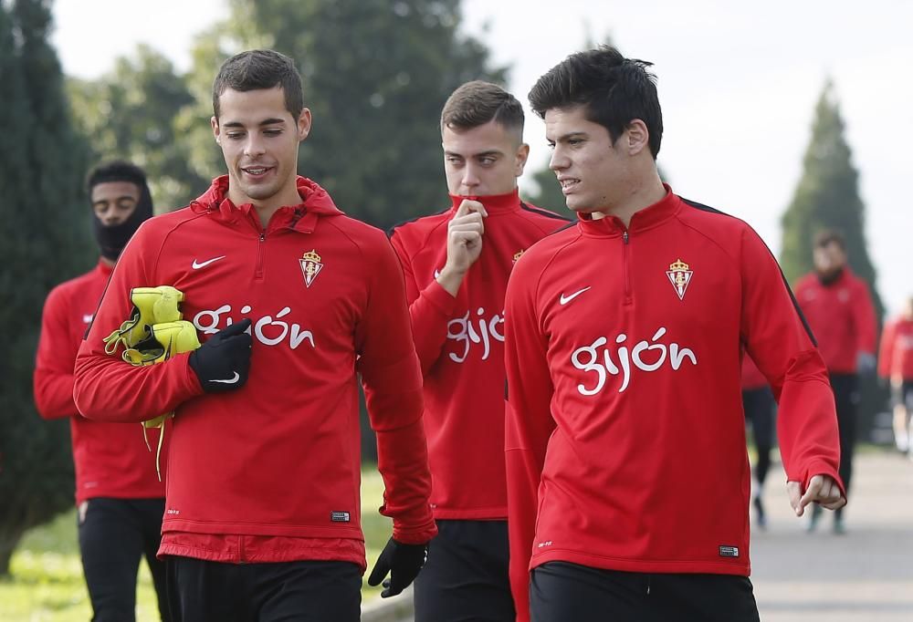 Entrenamiento del Sporting