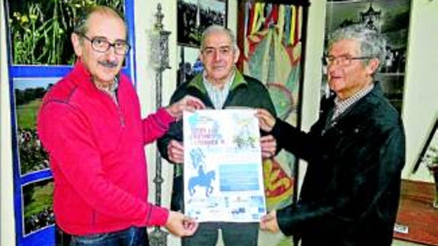 Peregrinación de colectivos deportivos a la ermita de la Virgen de Luna