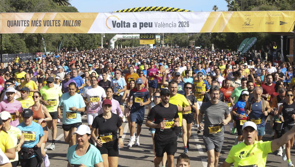 10000 corredores se dan cita en la Volta a Peu 2026 10000 corredores se dan cita en la Volta a Peu 2026