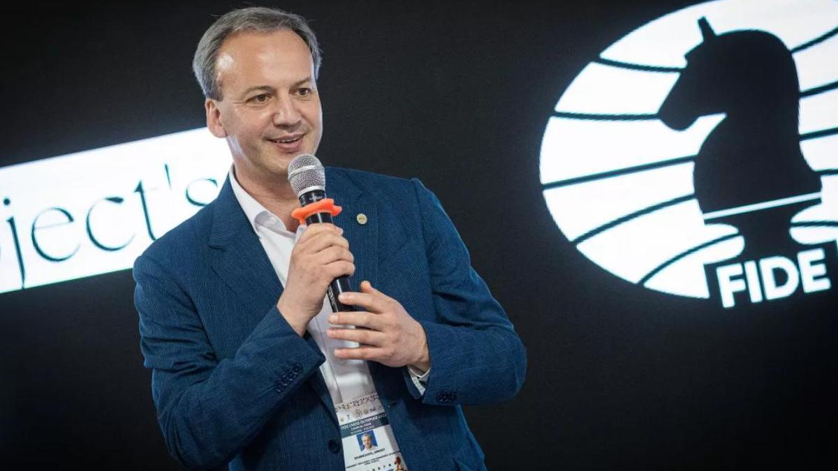 El ruso Arkady Dvorkovich, actual presidente de la FIDE