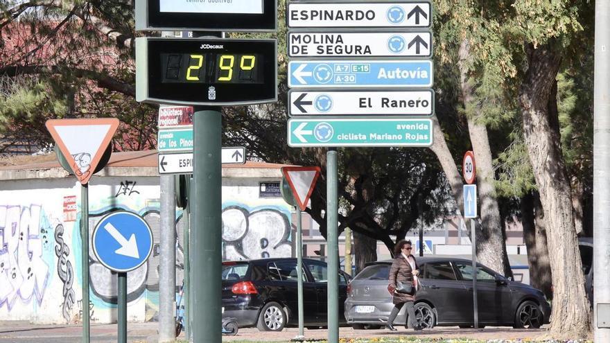 El mes de enero fue el quinto más cálido de los últimos 65 años en la Región, según la Aemet