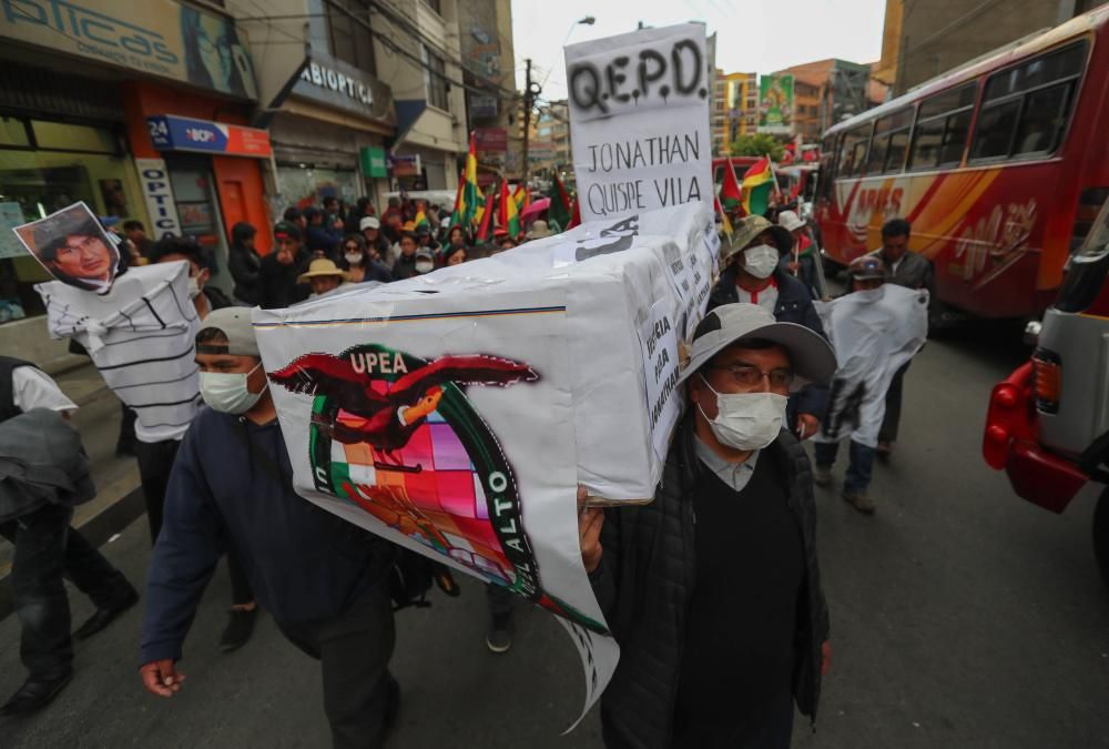 Cuarto día de protestas en Bolivia mientras se ...