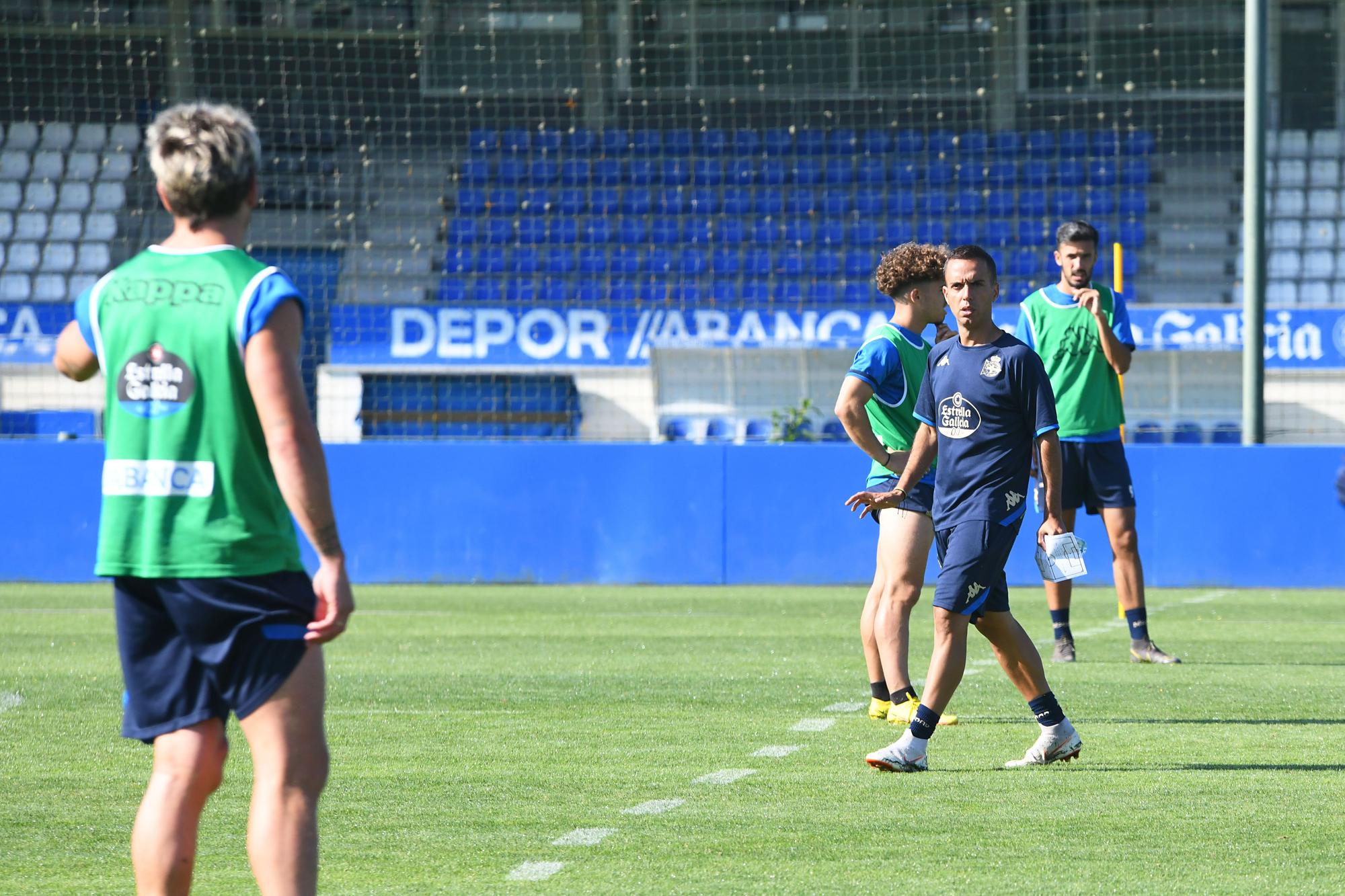 El Deportivo trabaja en Abegondo antes de su última prueba de pretemporada