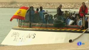 Òscar Camps, en el ’Telediario-1’, de TVE-1.