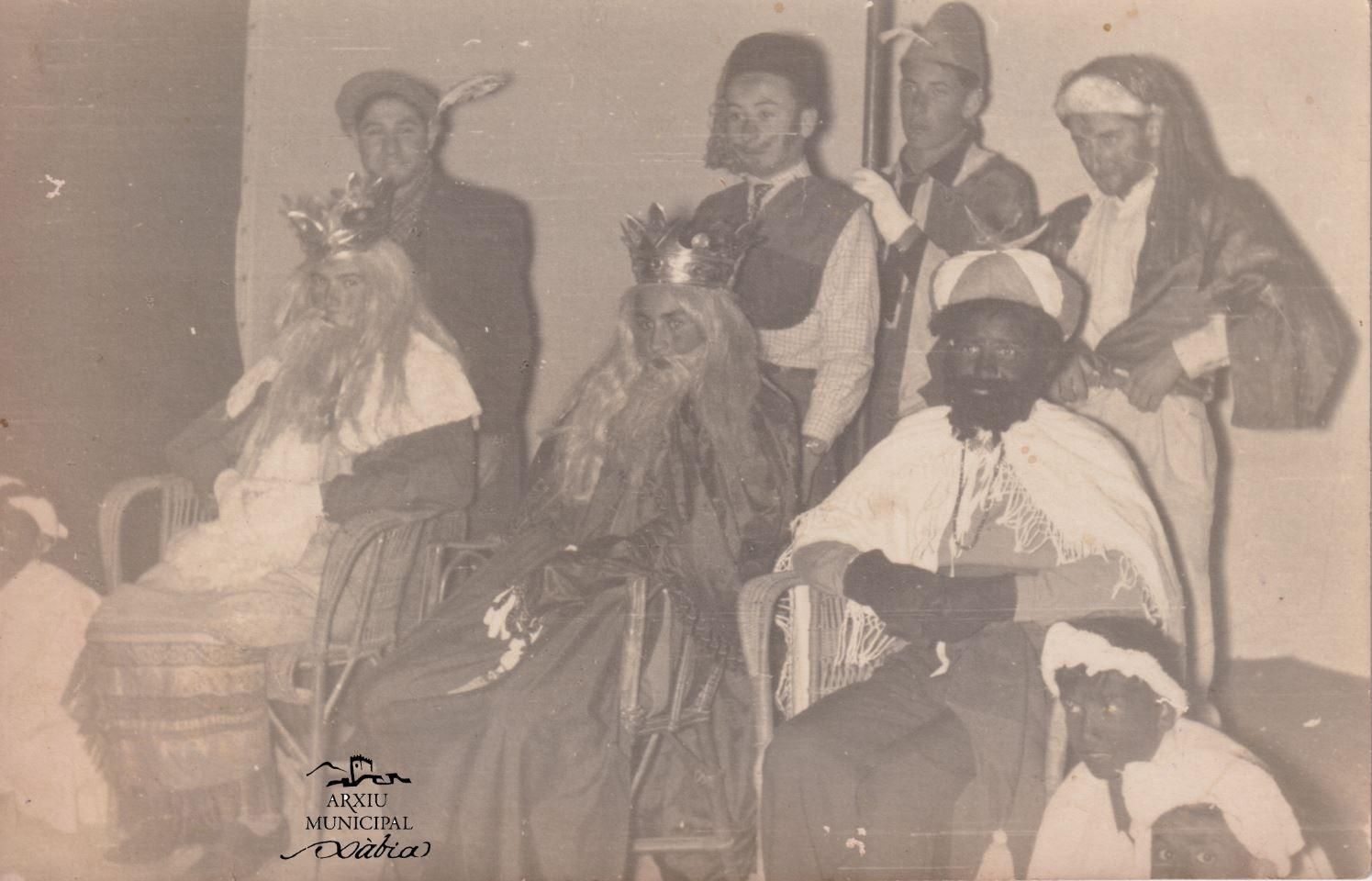 Los Reyes Magos, en Xàbia: imágenes desde 1960