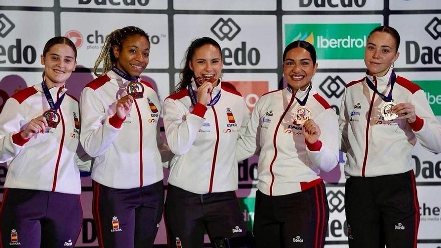Triple bronce malagueño en el Mundial de Karate de Pamplona