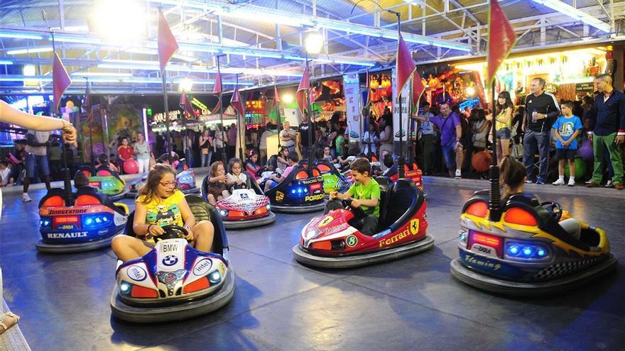 Una atracción de feria antes de la irrupción del coronavirus.