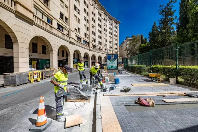 Benidorm renueva una parte de la avenida de l'Aigüera a la espera de ejecutar la remodelación integral