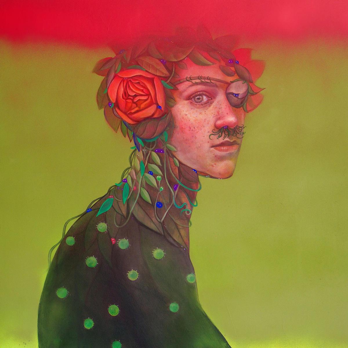 Unha das obras da exposición 'WTF' de Natasha Lelenco.