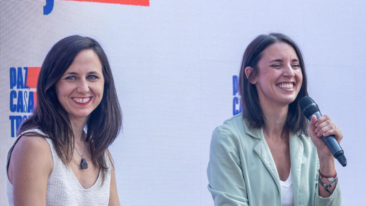 BELARRA MONTERO ACAMPADA | Belarra y Montero celebran la acampada en Sol y defienden la educación pública