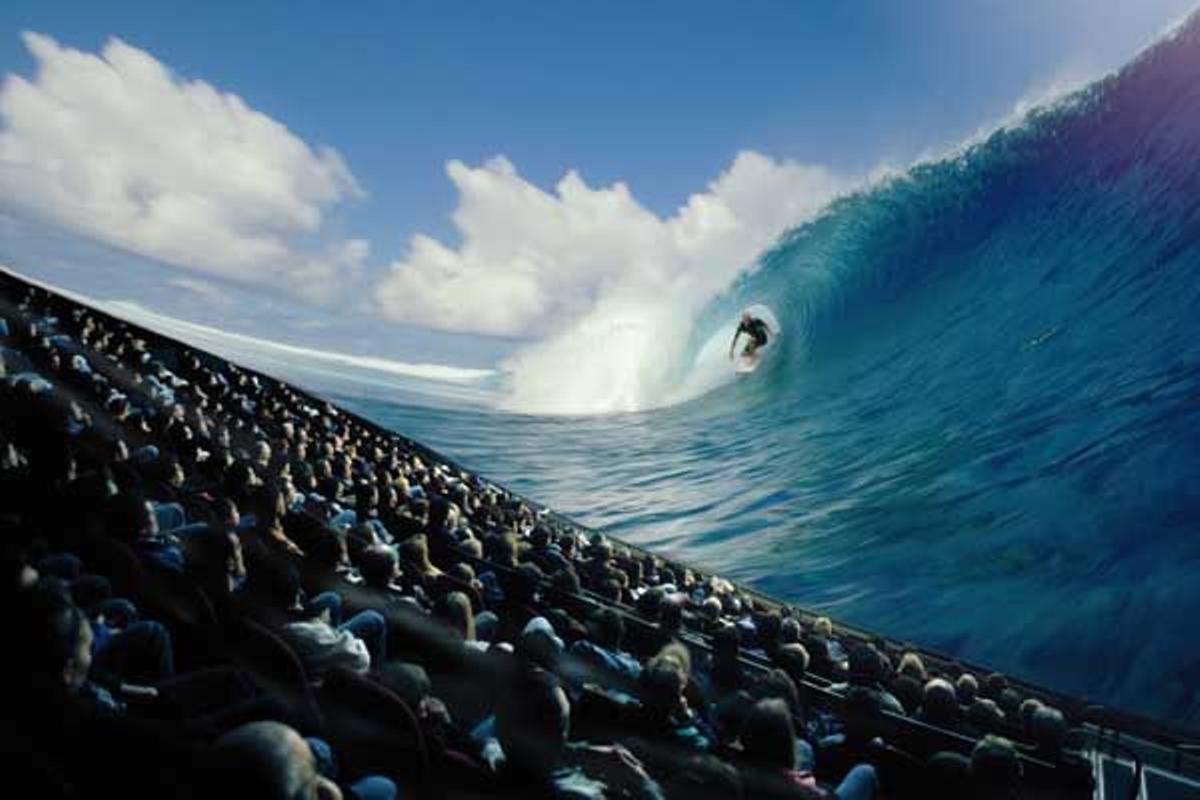 Tahití extremo permite surfear en las aguas del Pacífico junto al campeón del mundo Kelly Slater.