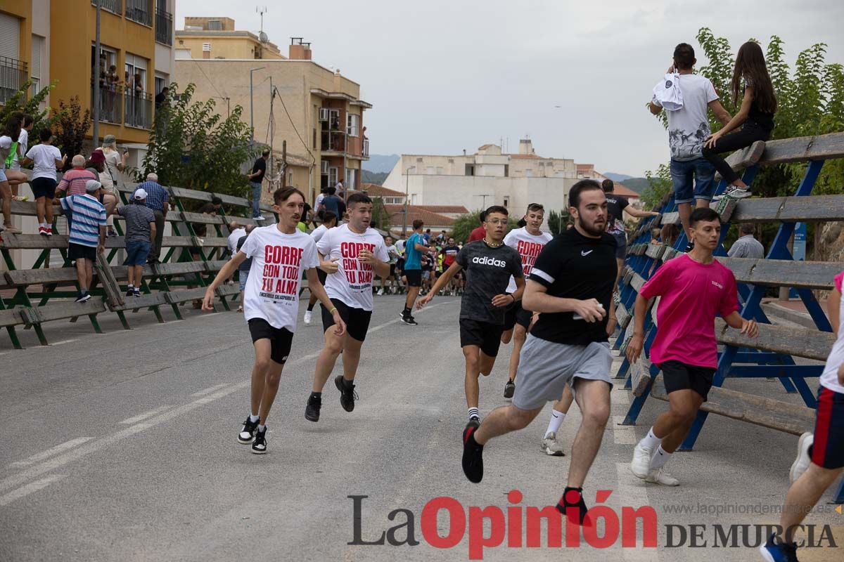 Chupinazo y encierro chico en Calasparra