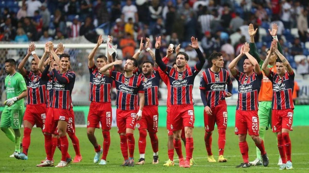 Las Chivas celebran su victoria