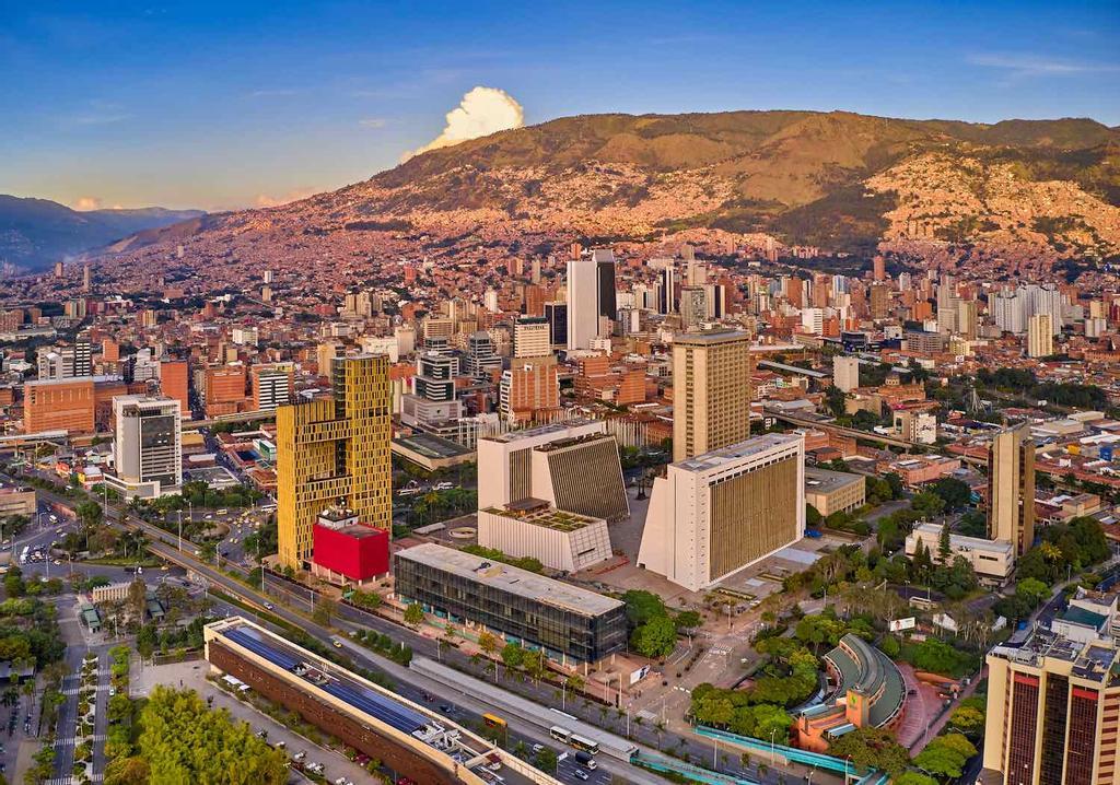 Medellin Sunset Center Colombia