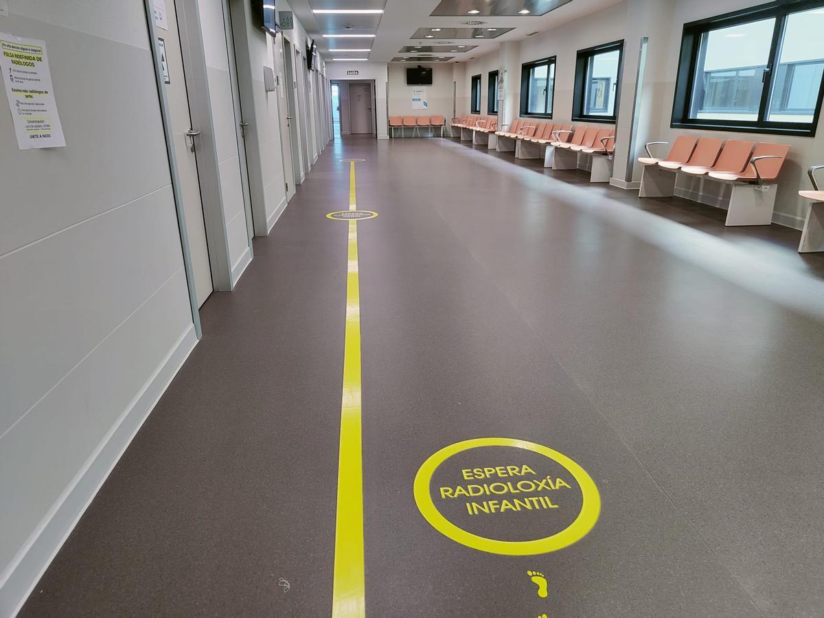 La sala de Radiología convencional, a las 12.30 de la mañana de hoy