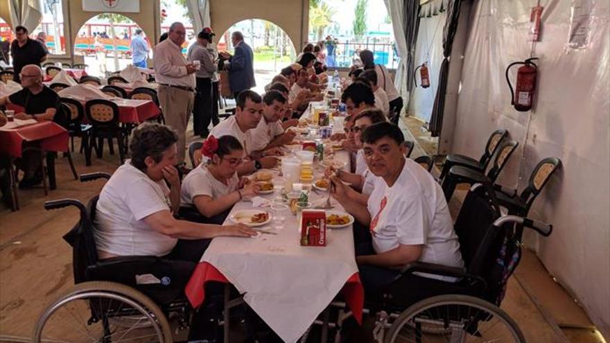 La Cruz Blanca, en la Feria