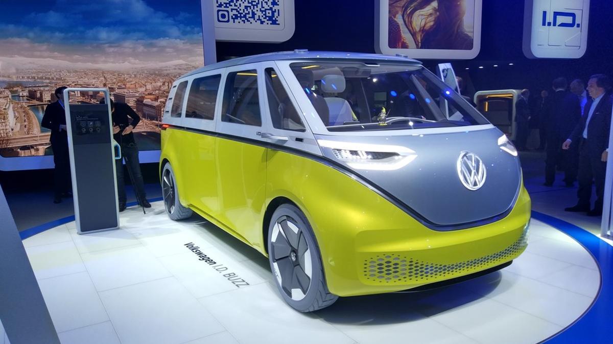 La nueva I.D. Buzz de Volkswagen en Ginebra.