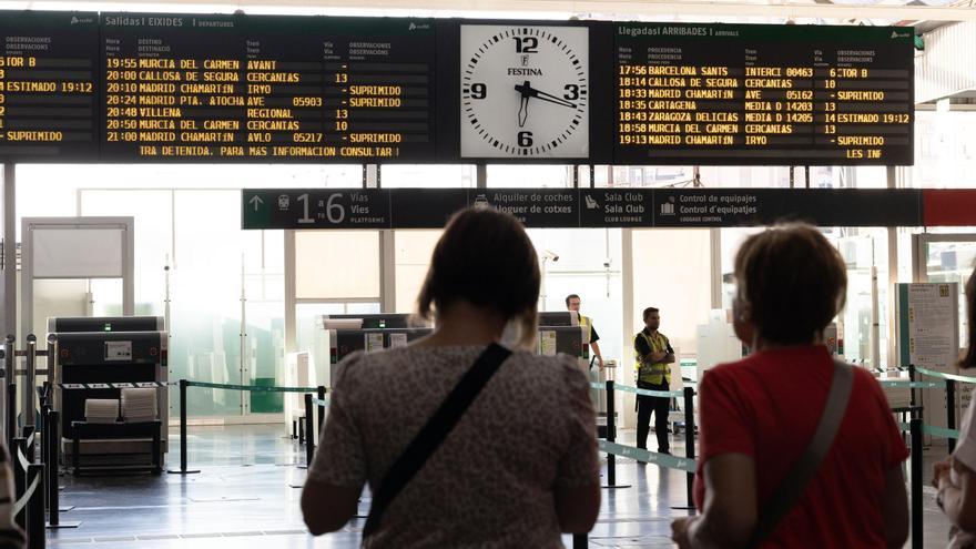 Interrumpida durante más de una hora la circulación de Alta Velocidad entre Madrid y Alicante