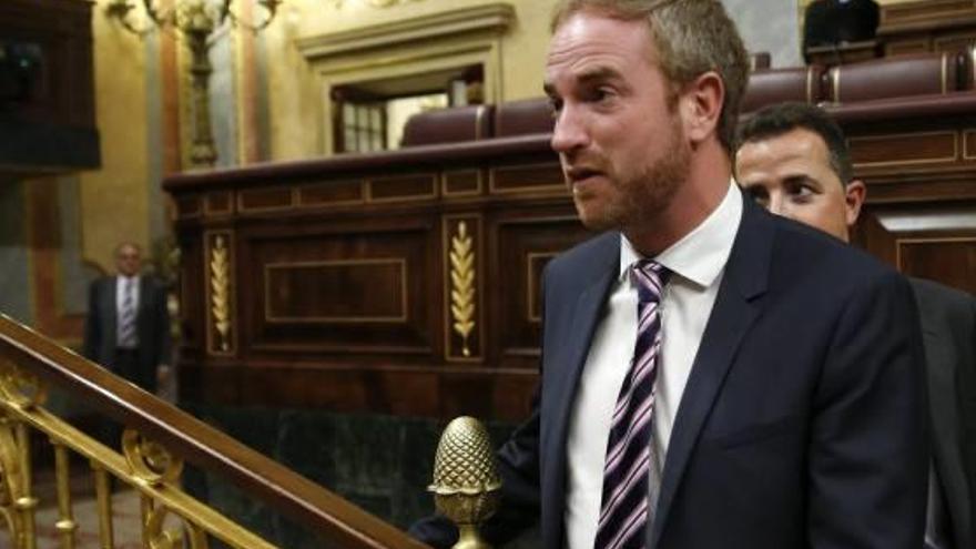 El diputado Óscar Clavell en el Congreso.