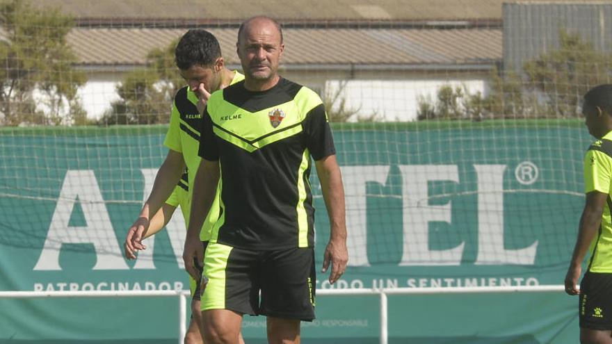 Mir, durante un entrenamiento