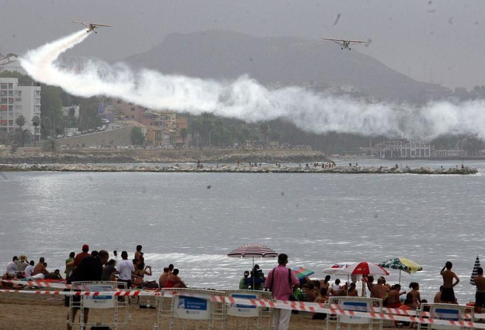 Así fueron los festivales aéreos de 2009 y 2010 en Málaga