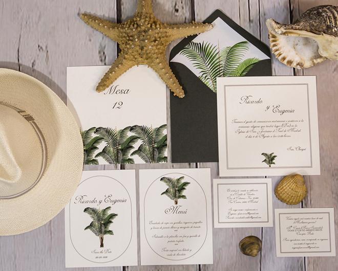 Invitaciones de boda: estampados