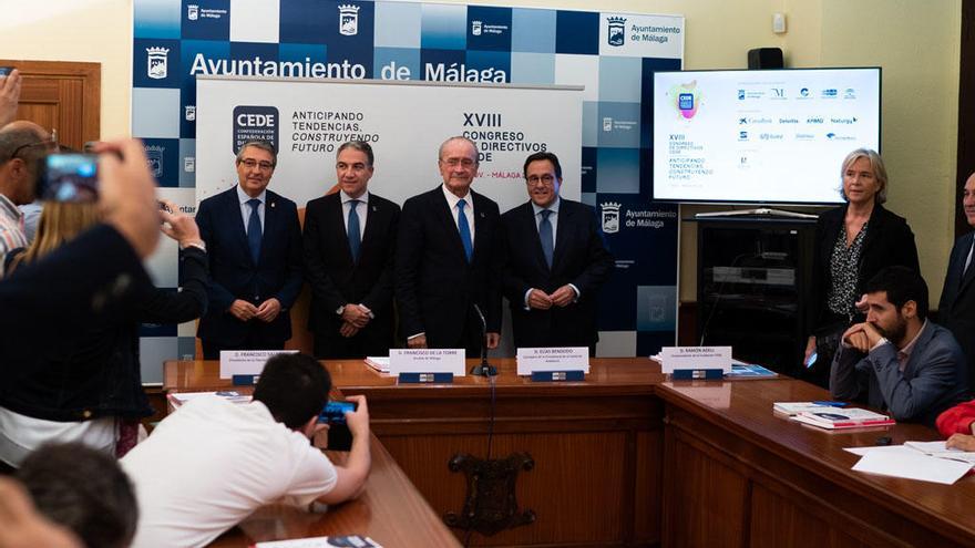 Presentación en la sala de prensa del Ayuntamiento.