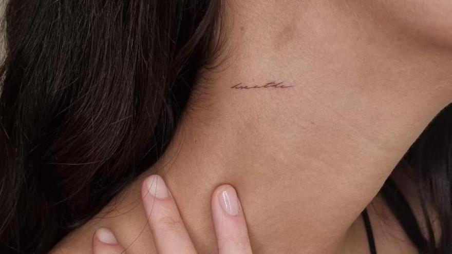 Tatuaje que Nacho Caja ha hecho a Victoria Federica