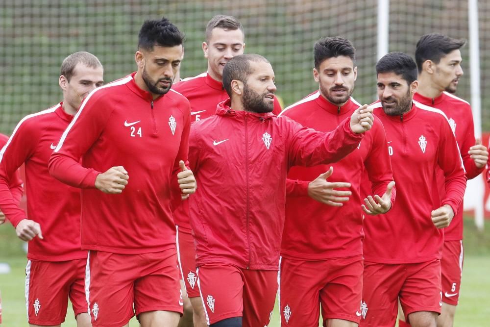 Entrenamiento del Sporting