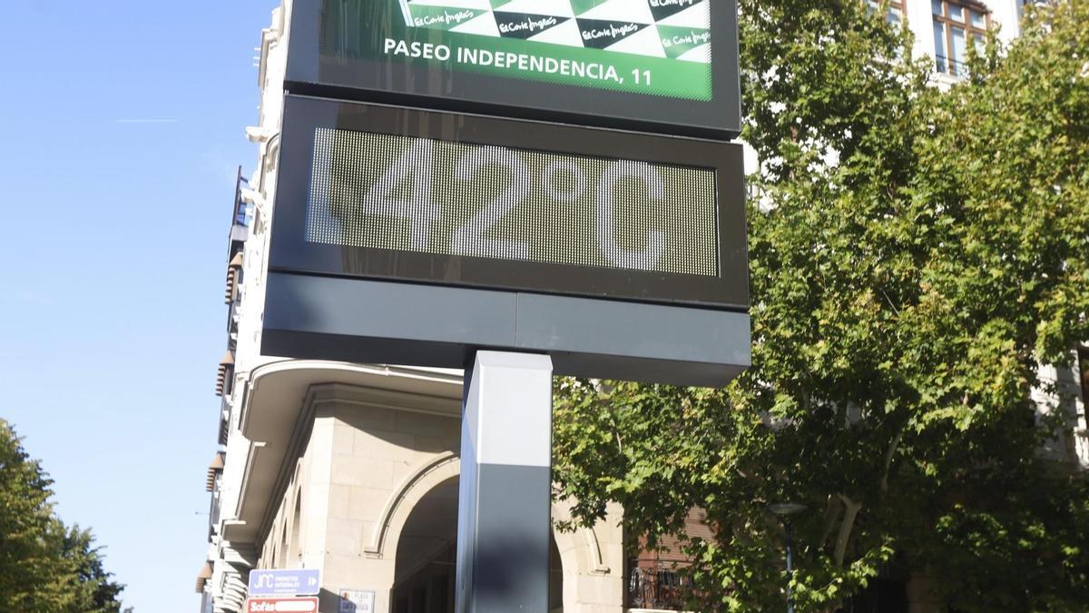 Imagen de recurso del termómetro de Paseo Independencia